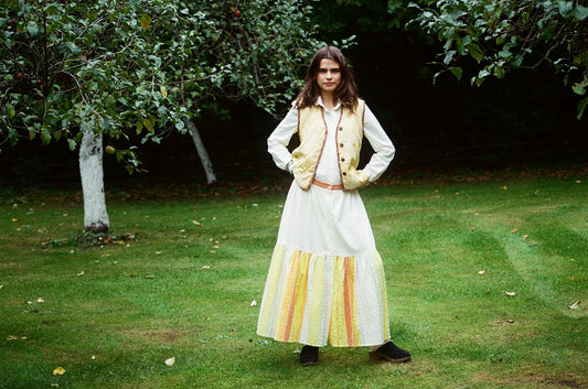 Żakardowa kamizelka