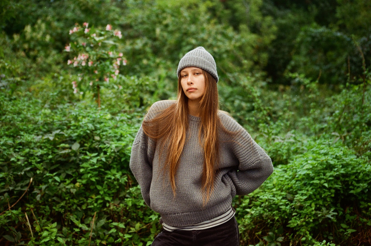 Czapka Alpaca Grey