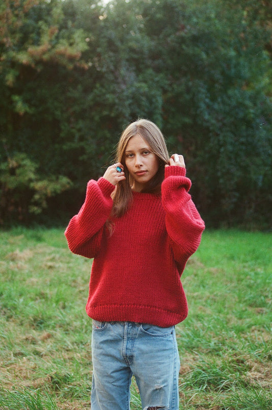Sweter Alpaca Red